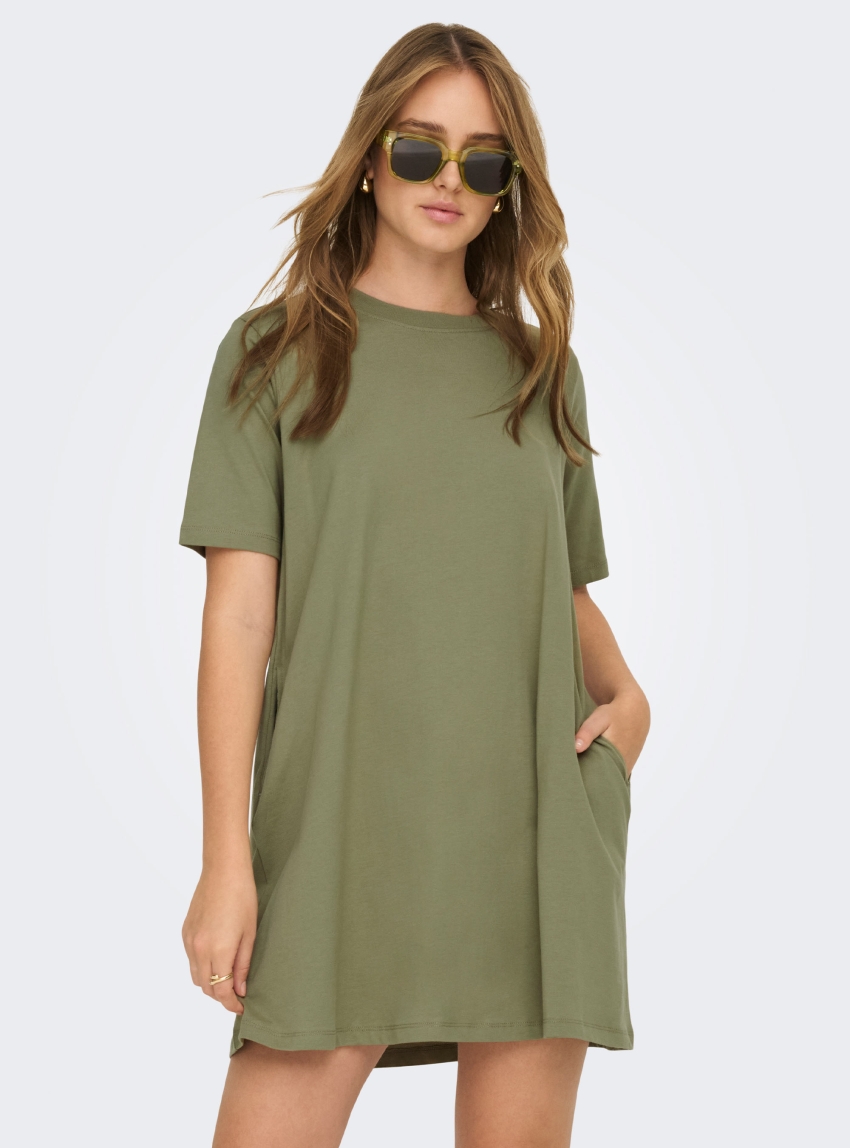 Only Mara Pocket Dress - Olive 