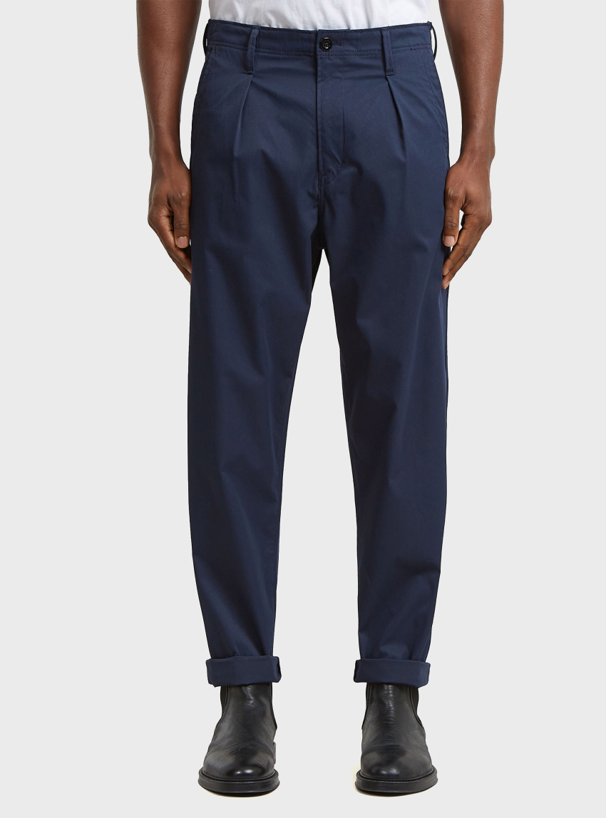 G-Star Pleated Chino Relaxed Tapered - Blue