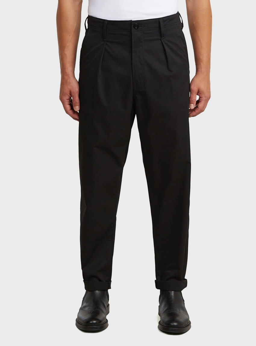 G-Star Pleated Chino Relaxed Tapered - Black