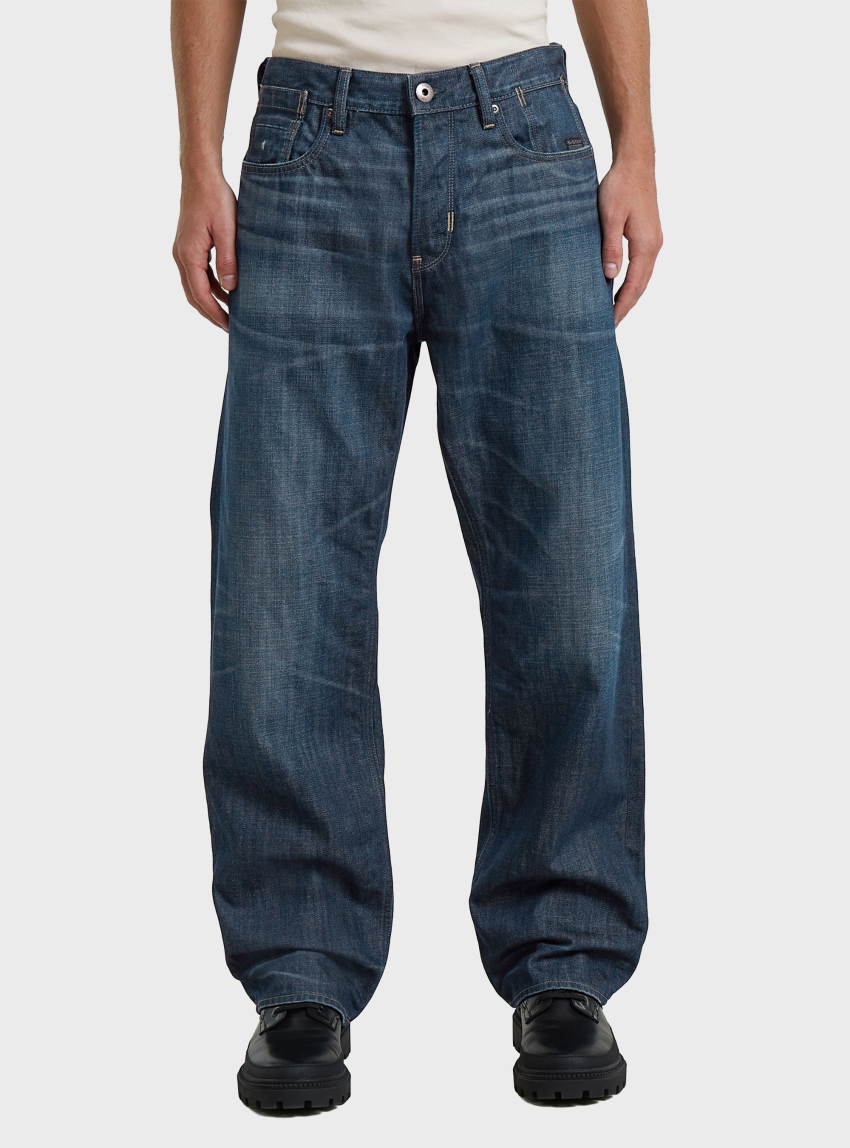 G-Star Deeggie Relaxed Straight Jeans - Dark Aged Denim
