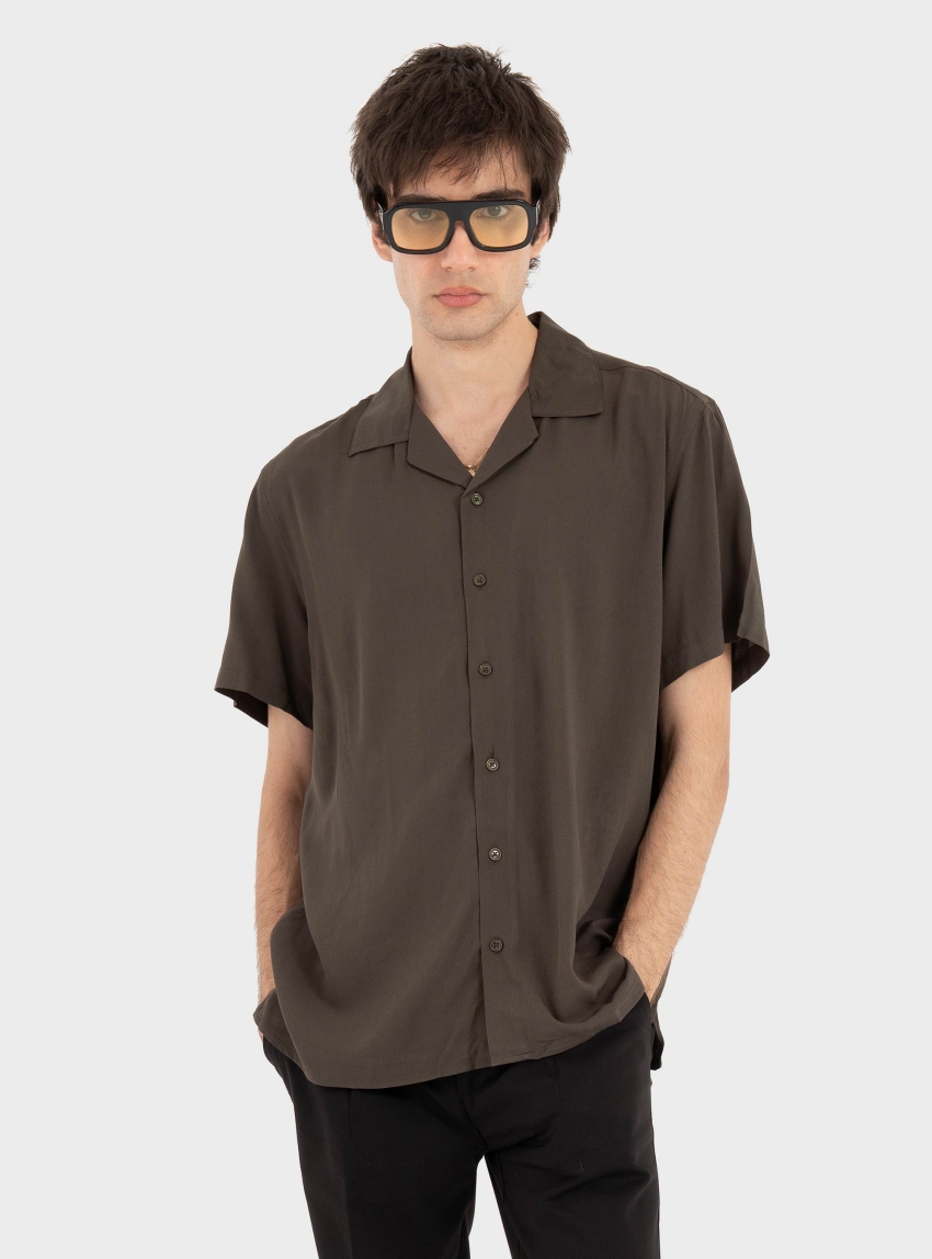 Gianni Lupo Short Sleeve Shirt - Olive 