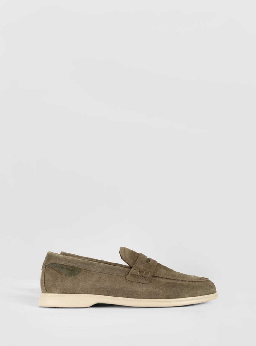 Ambitious Dan Suede Loafers - Khaki