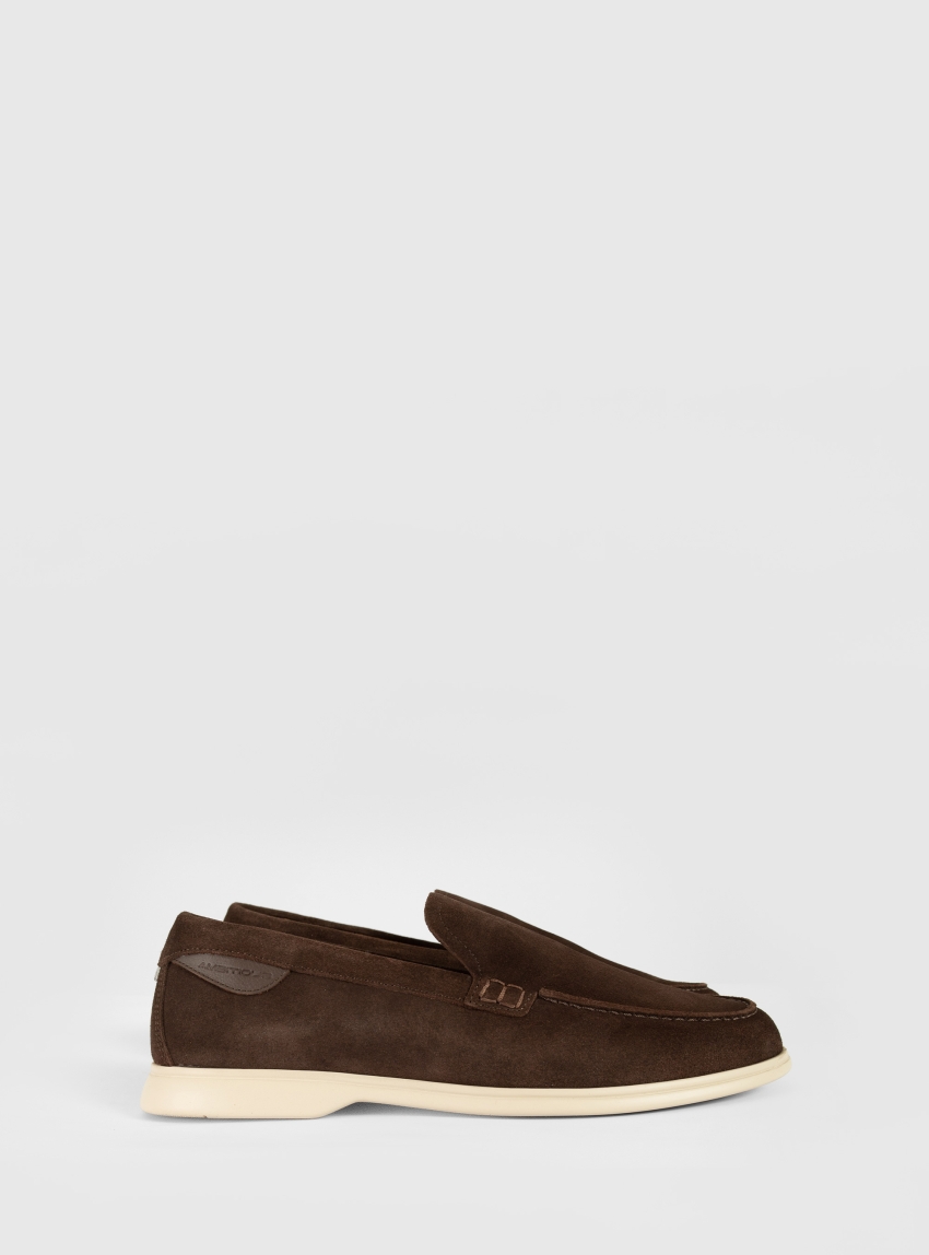 Ambitious Dan Suede Loafers - Dark Brown