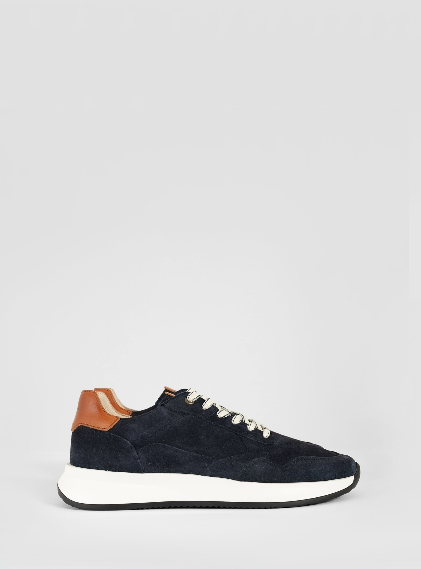 Ambitious Ronnie Suede Sneakers - Navy