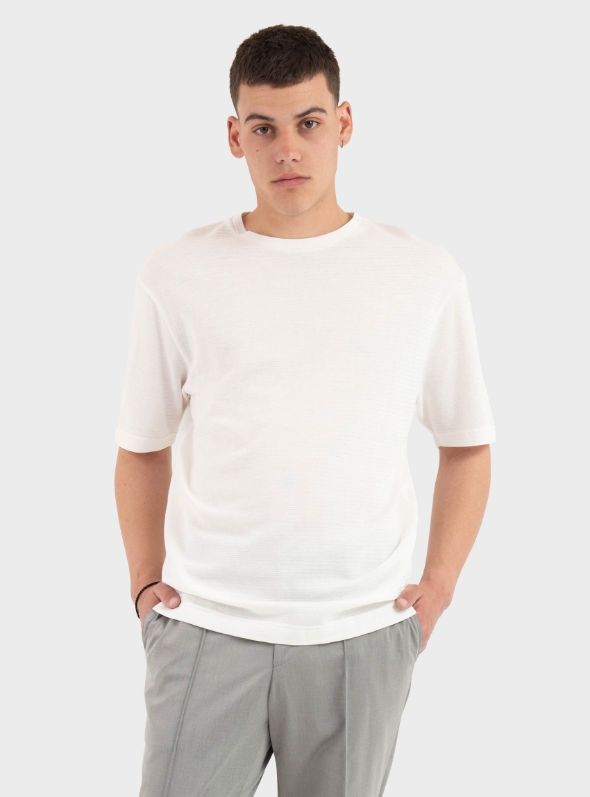 Drykorn Regular Fit T-Shirt Gilberd - Off White