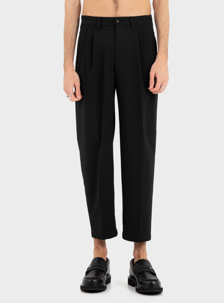 Drykorn Gabardine Tailored Trousers Maryko - Black
