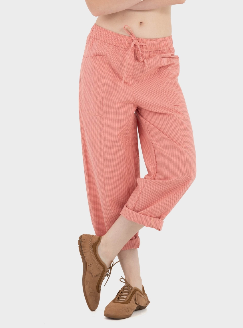 Black & Black Pants - Orange