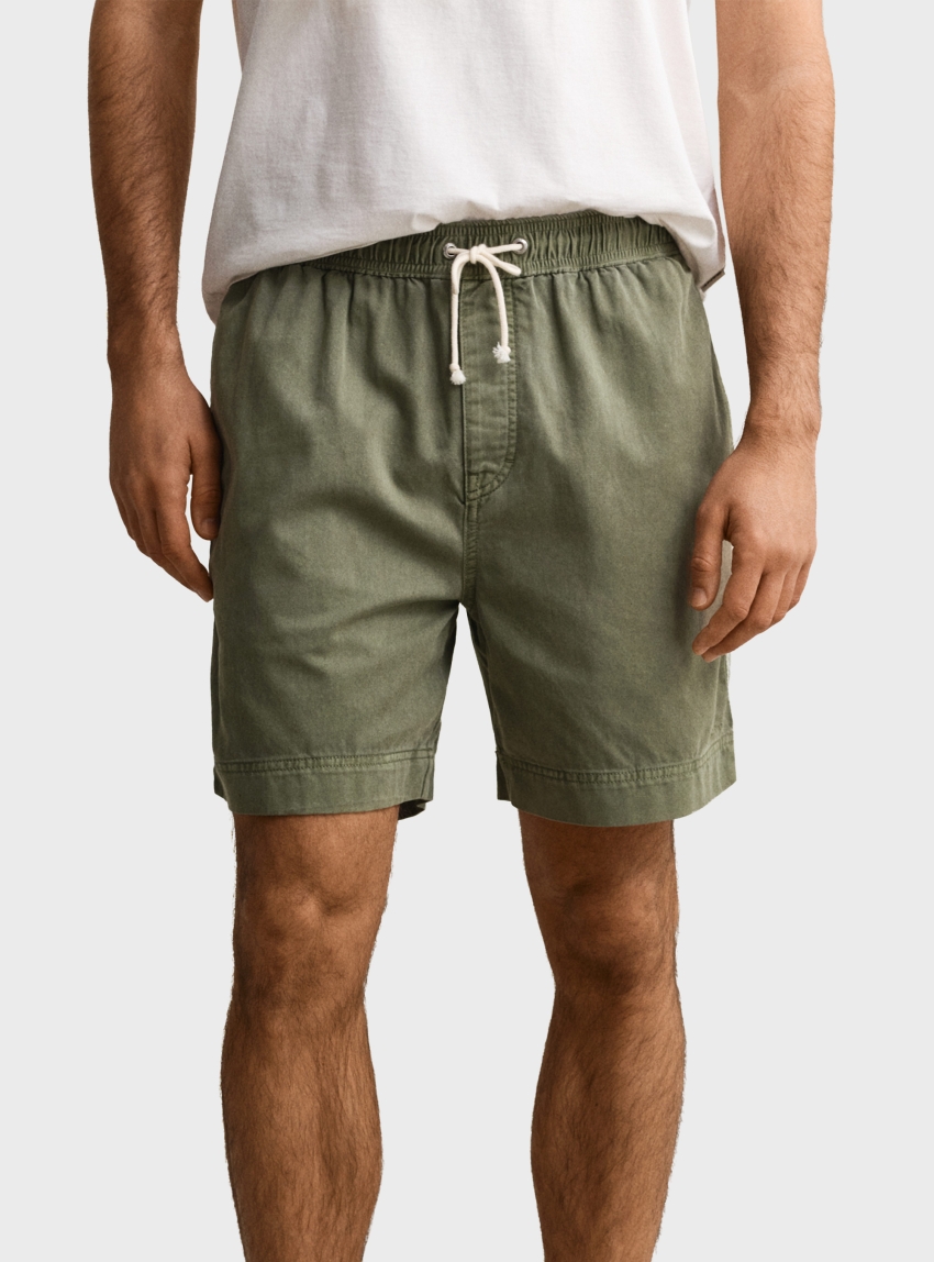 Gant Sunfaded Shorts - Olive 