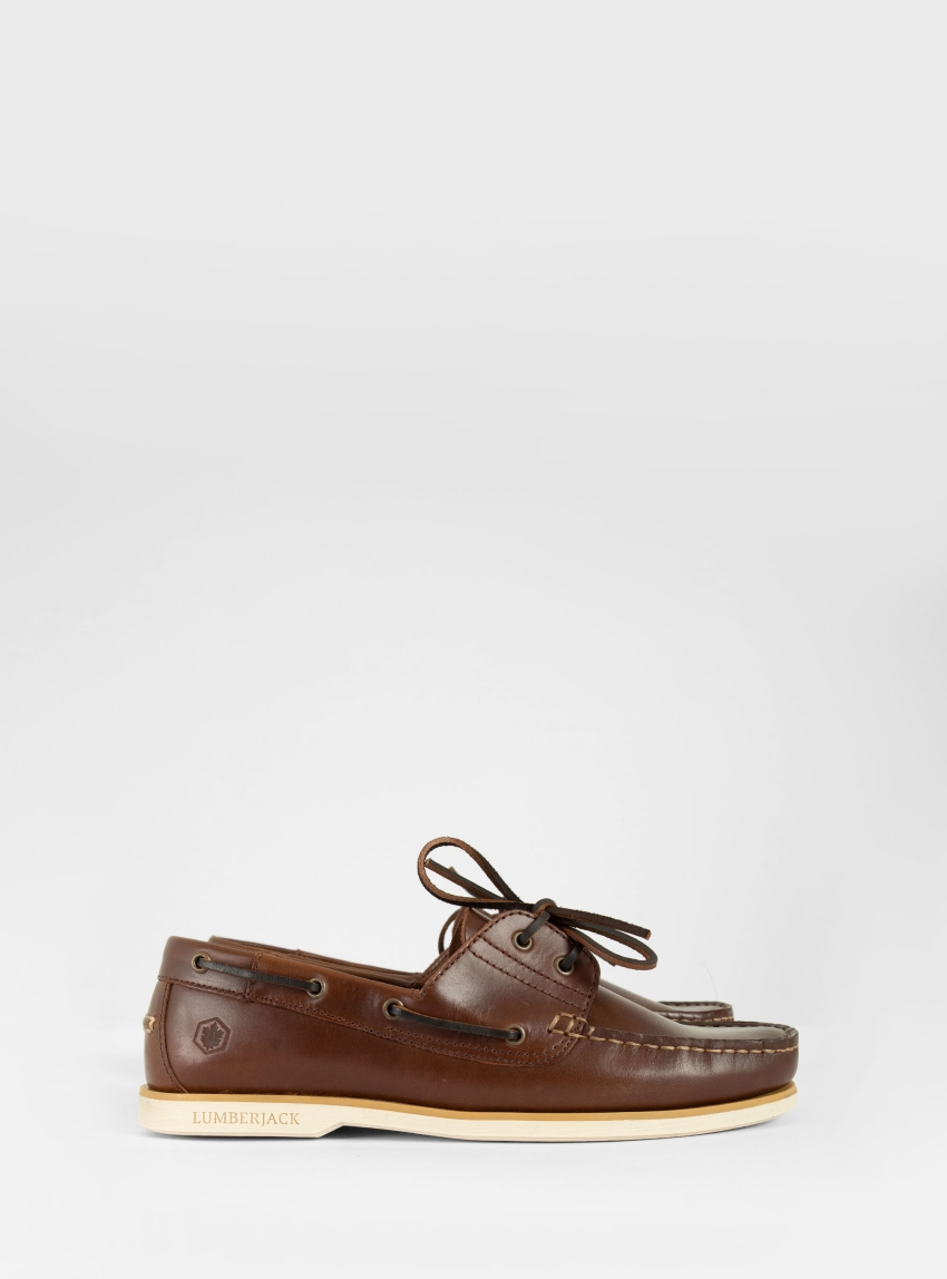 Lumberjack Navigator Boat Shoes - Brown