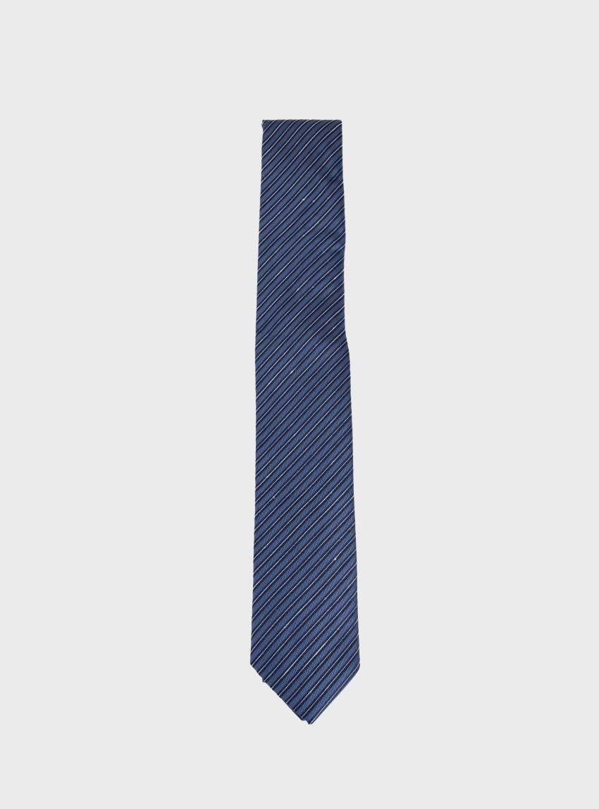 Calvin Klein BRIDGETTE STRIPE TIE - Blue