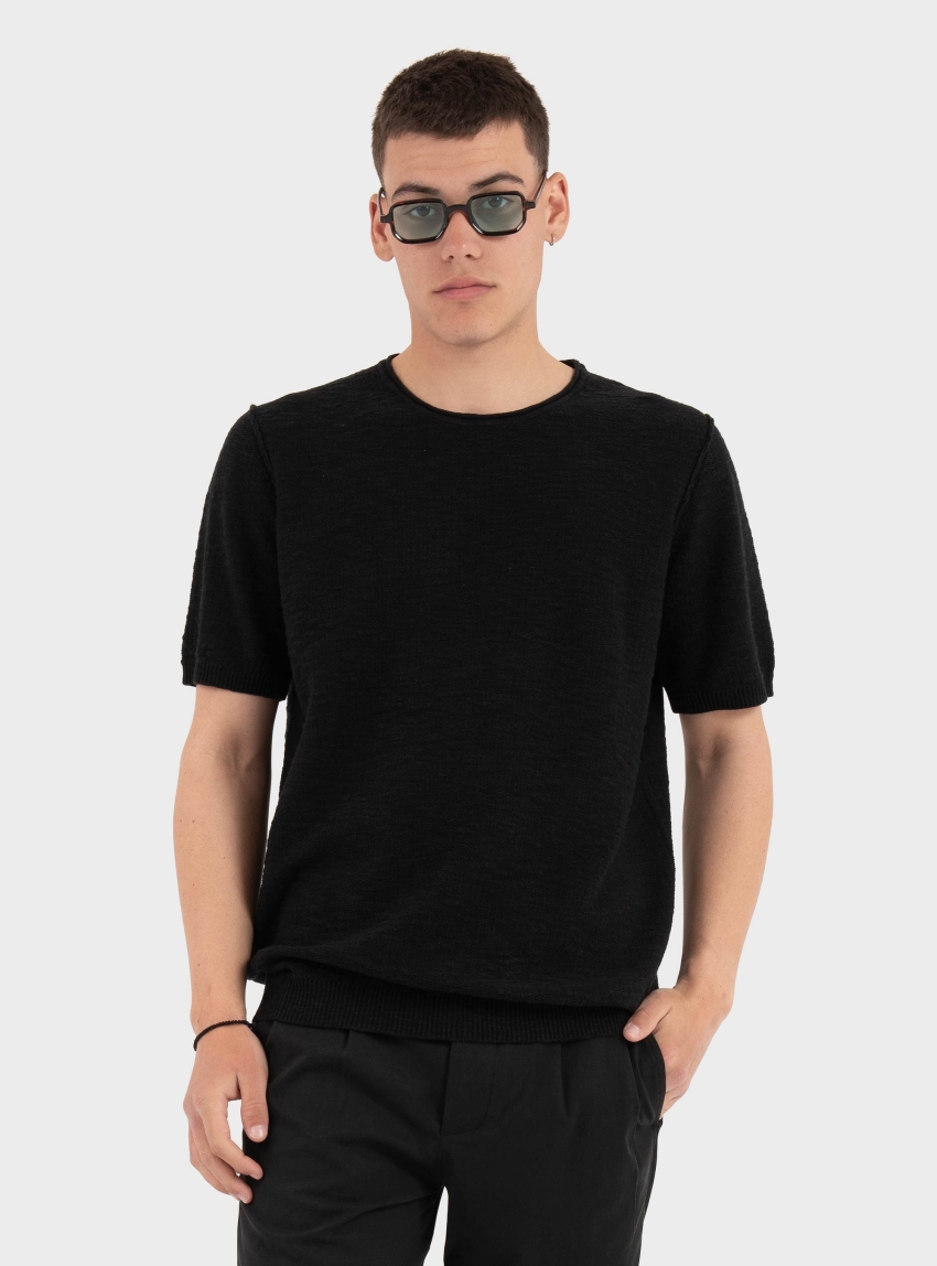 Gabba GABnigel Alto Knitted T-Shirt - Black
