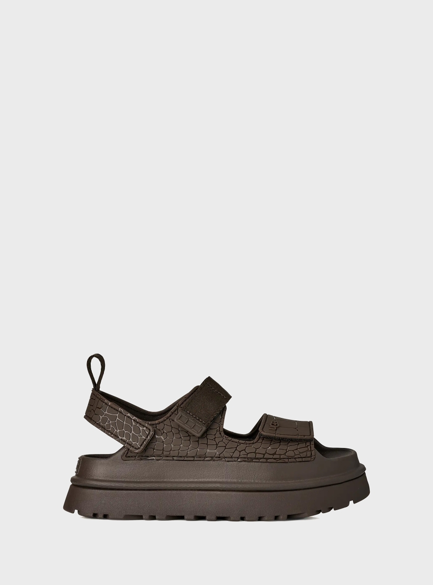 UGG GoldenGlow Embossed - Dark Brown