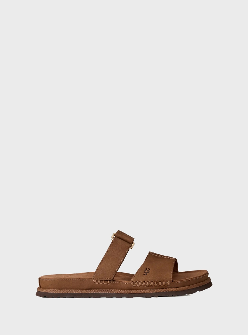 UGG GoldenGaze Slides - Chestnut