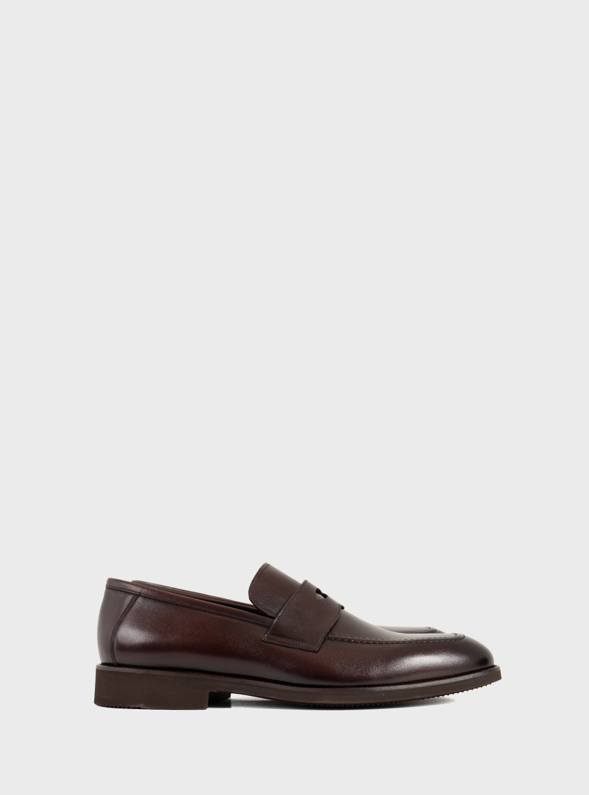 Philippe Lang Penny Loafers - Brown