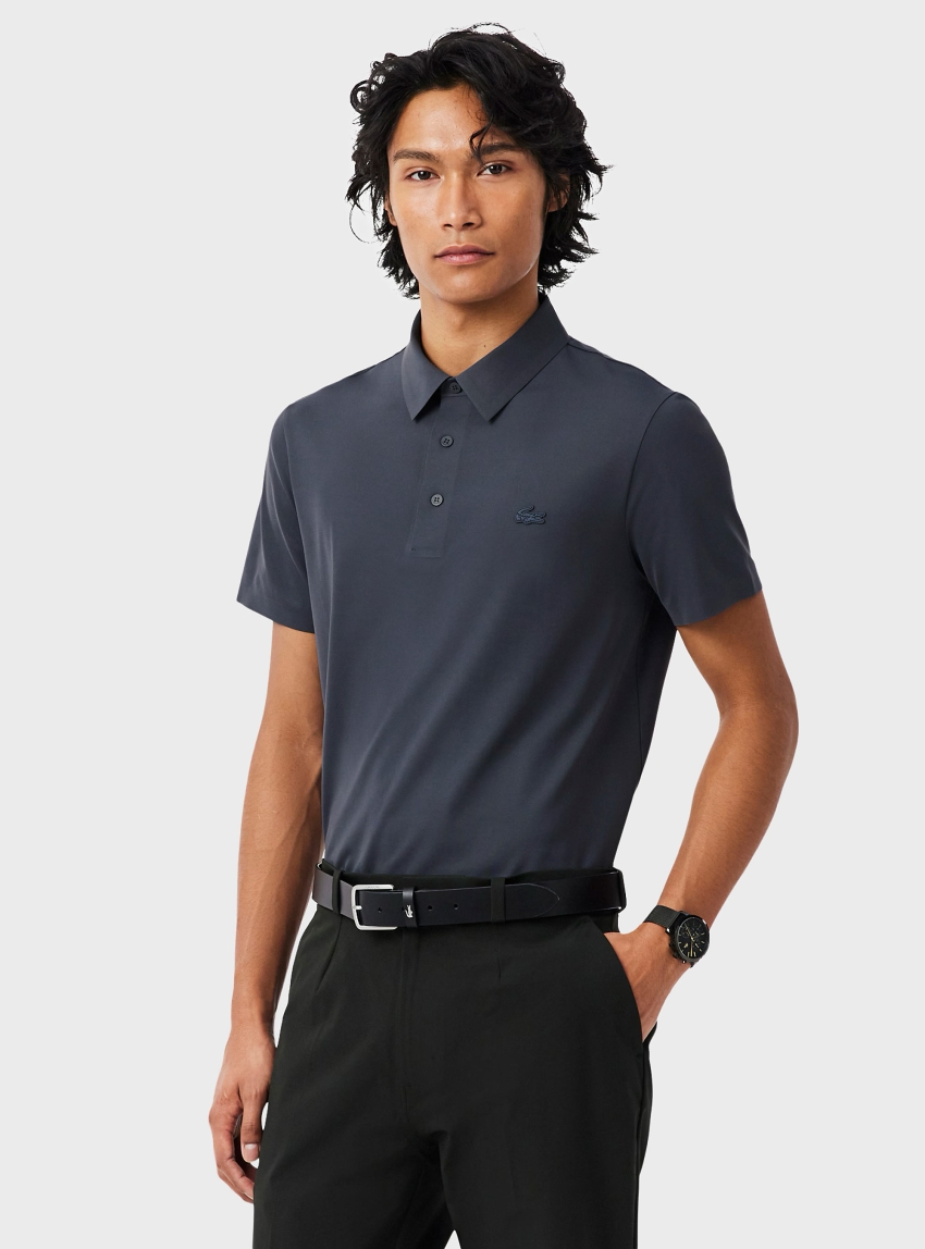 Lacoste Regular Fit Commuter Polo Shirt - Dark Grey
