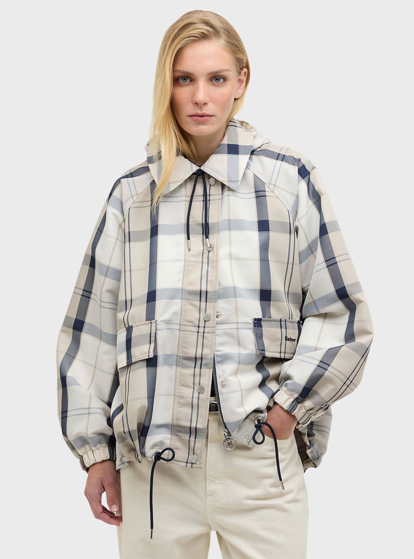 Barbour Ballina Check Showerproof Jacket - Tartan