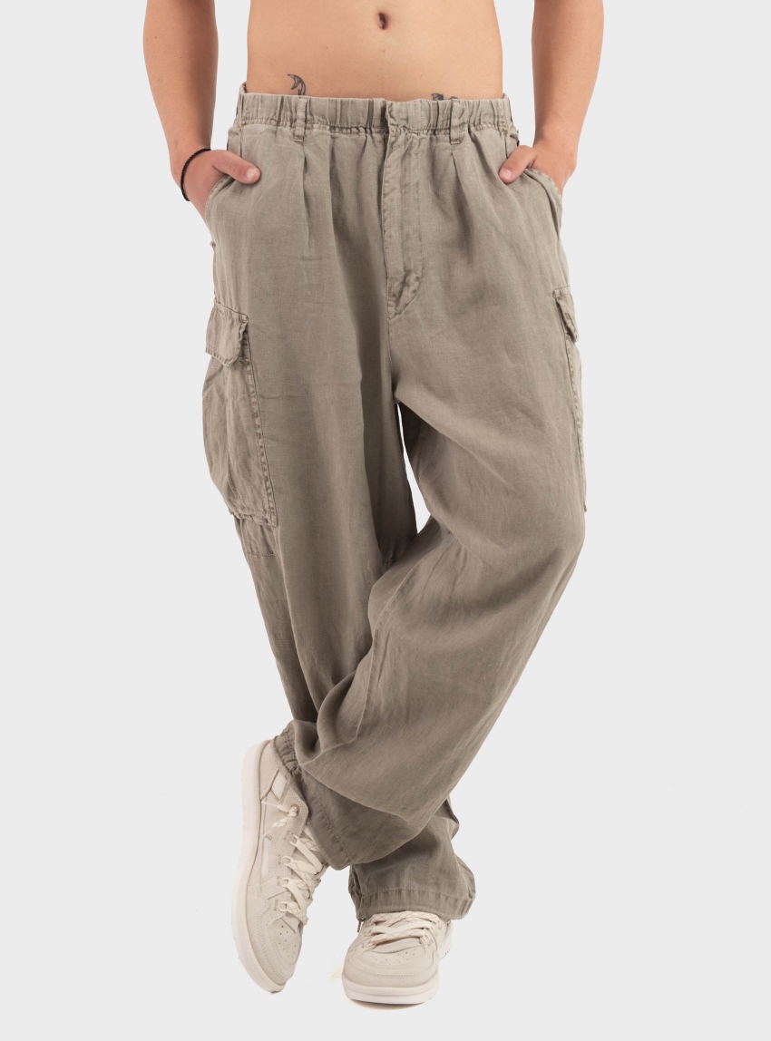 Keeling Relaxed Fit Cargo Pants - Light Olive