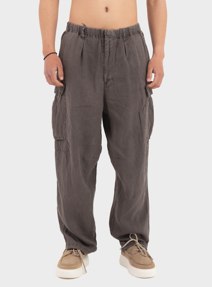 Keeling Relaxed Fit Cargo Pants - Brown
