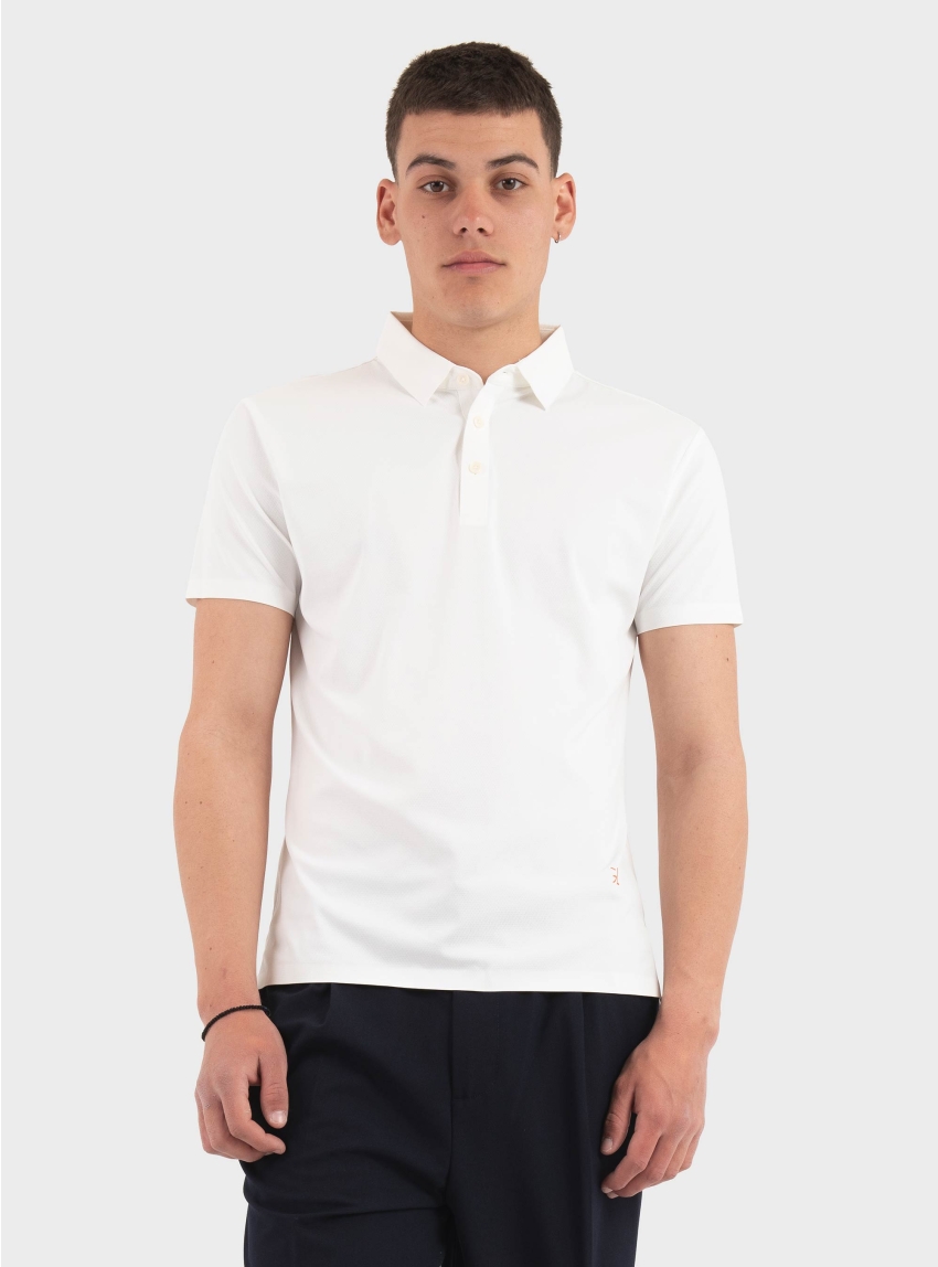 Gianni Lupo Regular Fit Polo Shirt - White