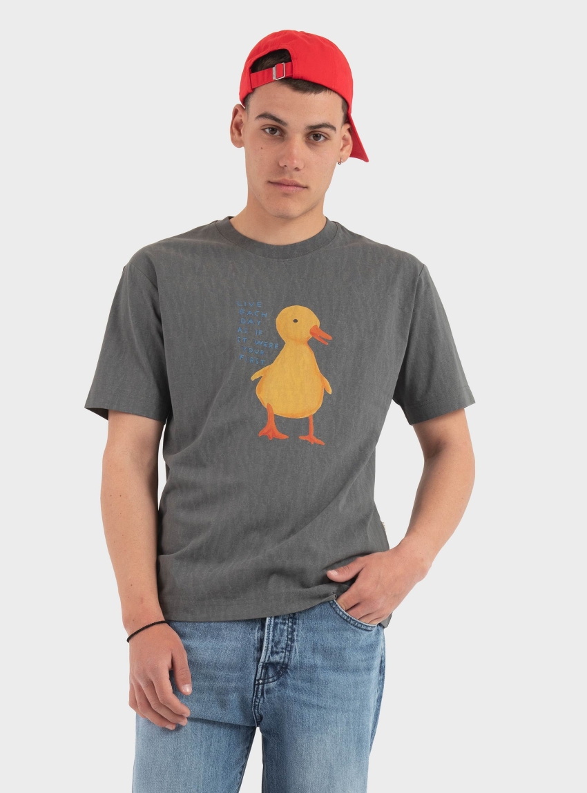 Gianni Lupo Regular Fit T-Shirt - Grey