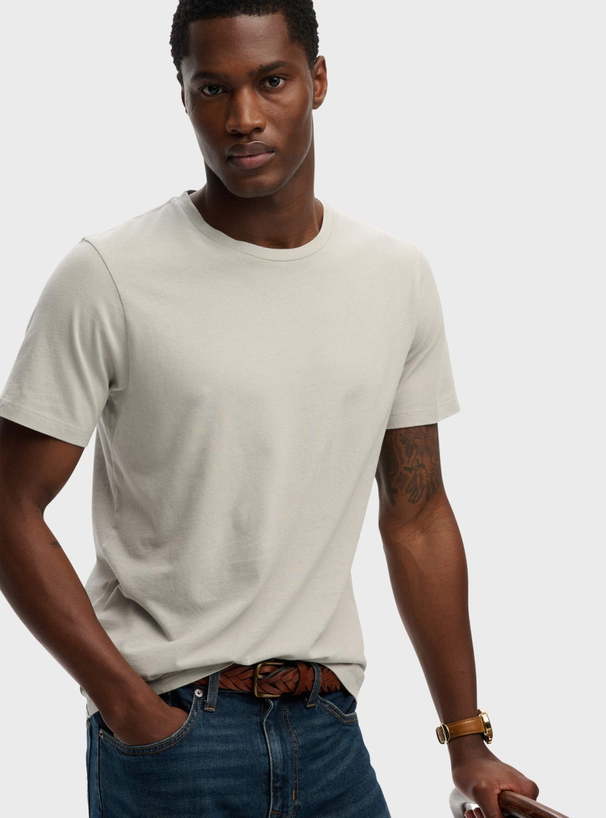 Superdry Classic Essential T-Shirt - Light Grey