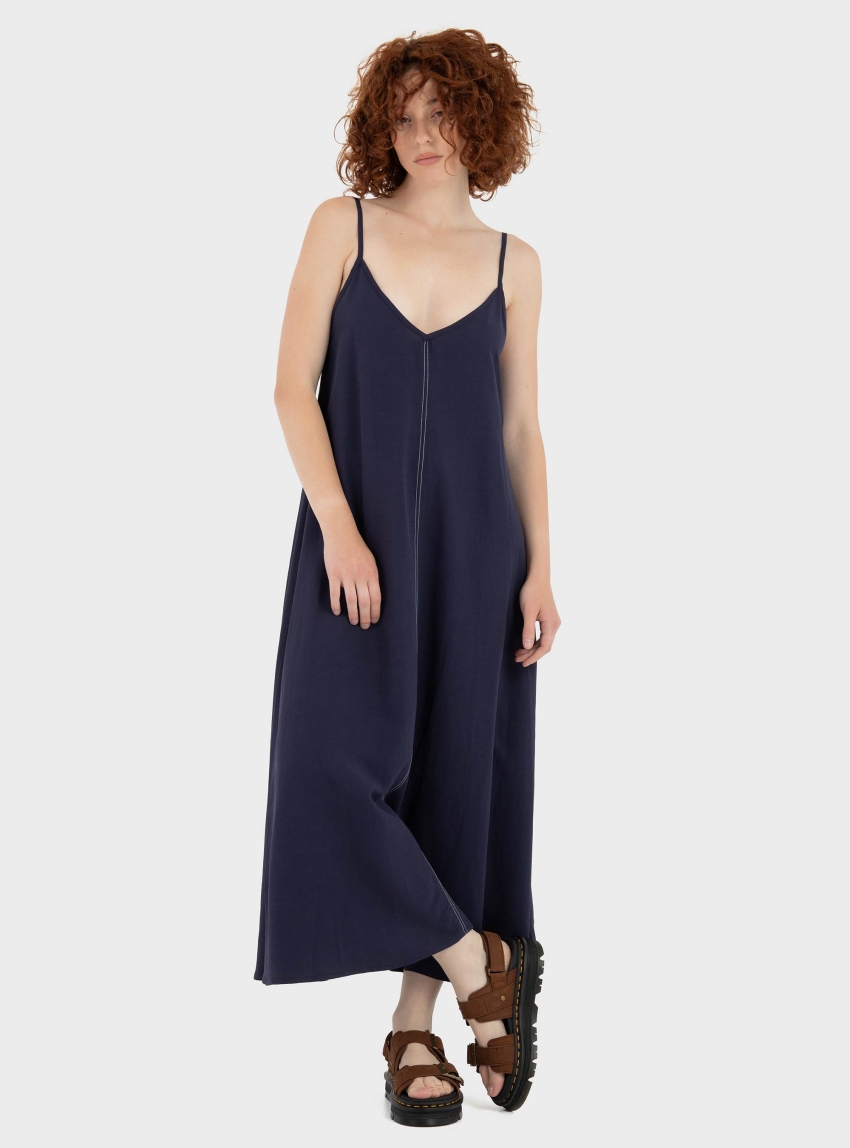 Black & Black  Dress - Blue