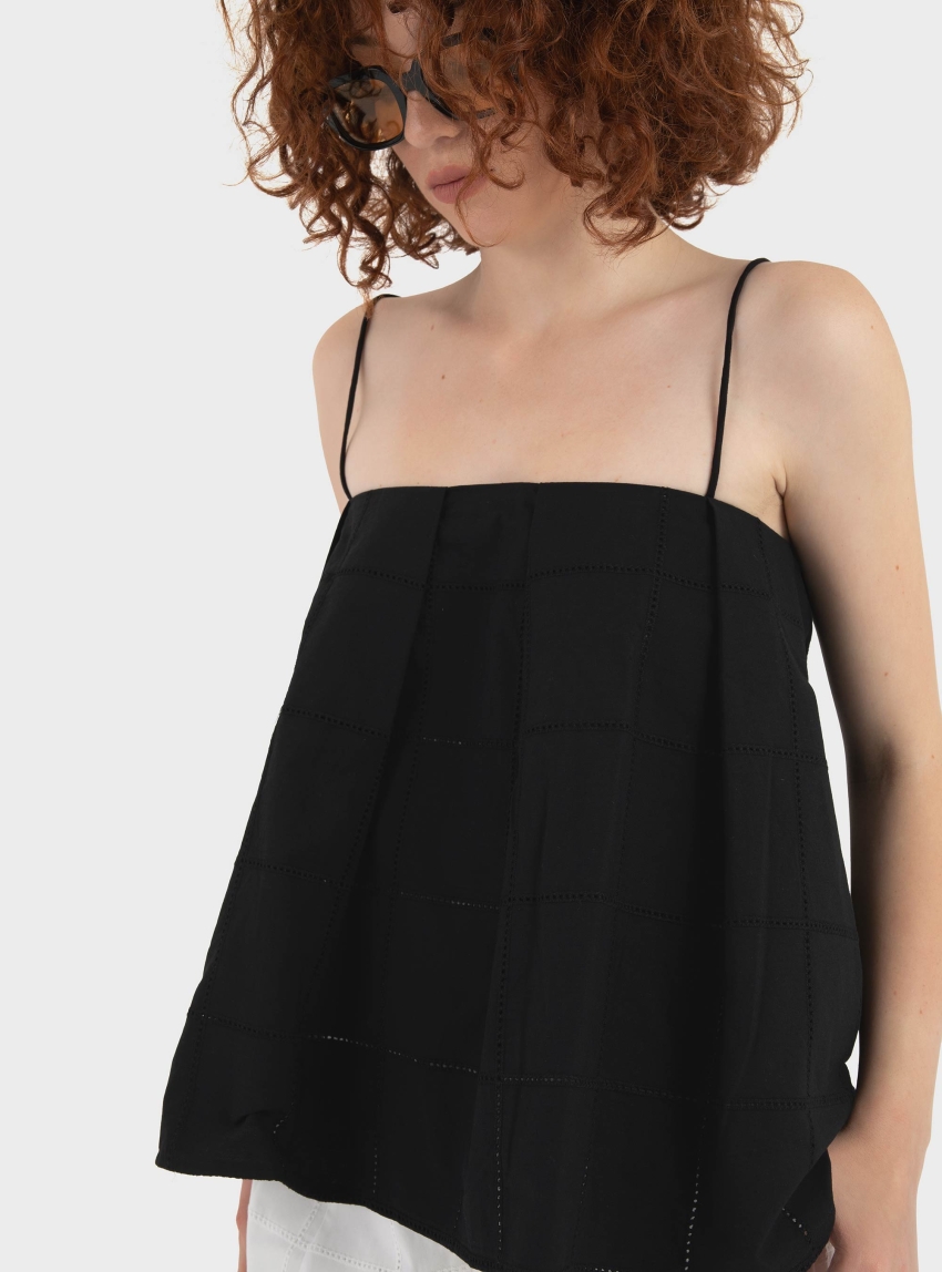 Black & Black  Top - Black