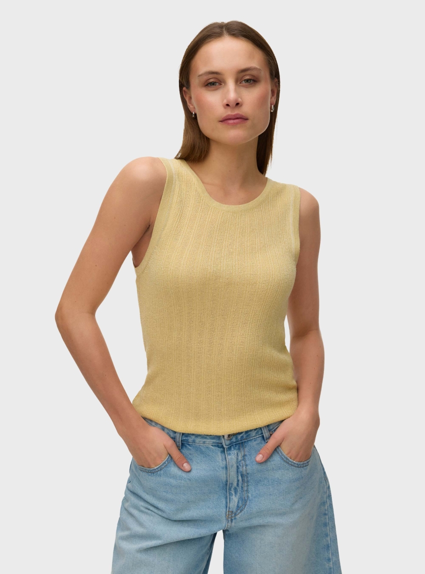 Vero Moda Secret Shore 2 Way U-Back Top - Banana