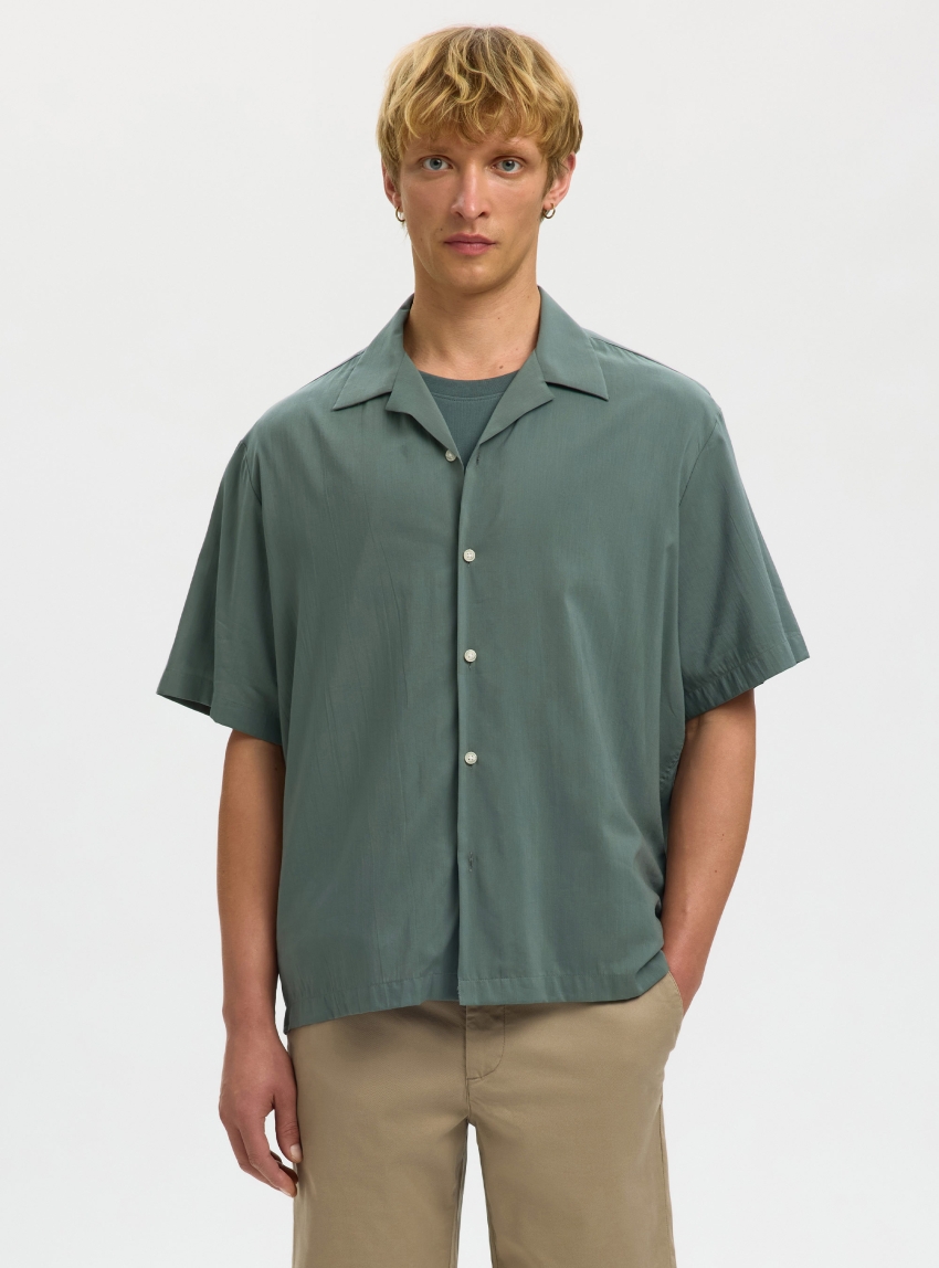 Selected Rlxair Mix Shirt - Light Green