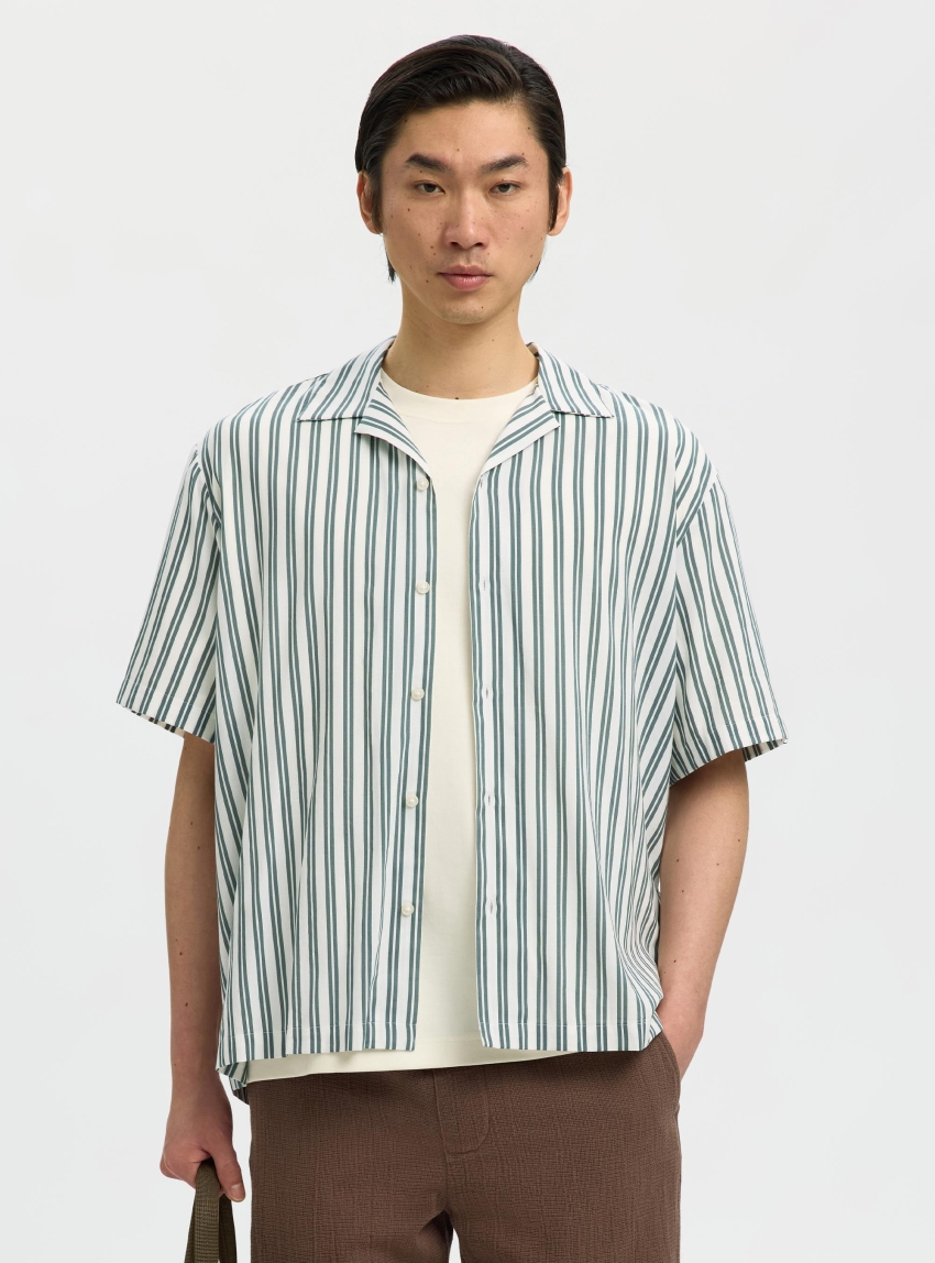 Selected Rlxair Mix Shirt - Light Green