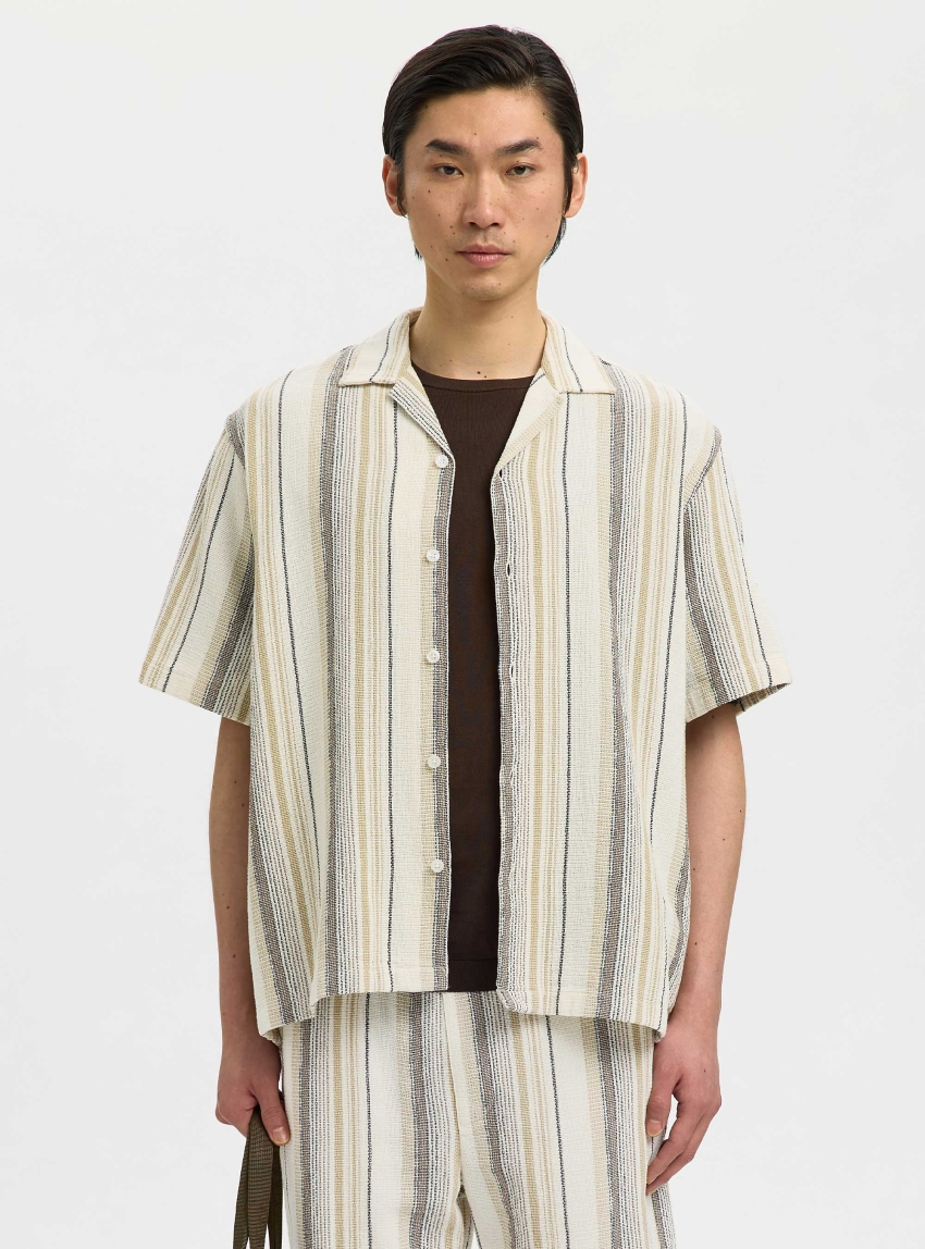 Selected Rlxcal Resort Shirt - Ecru