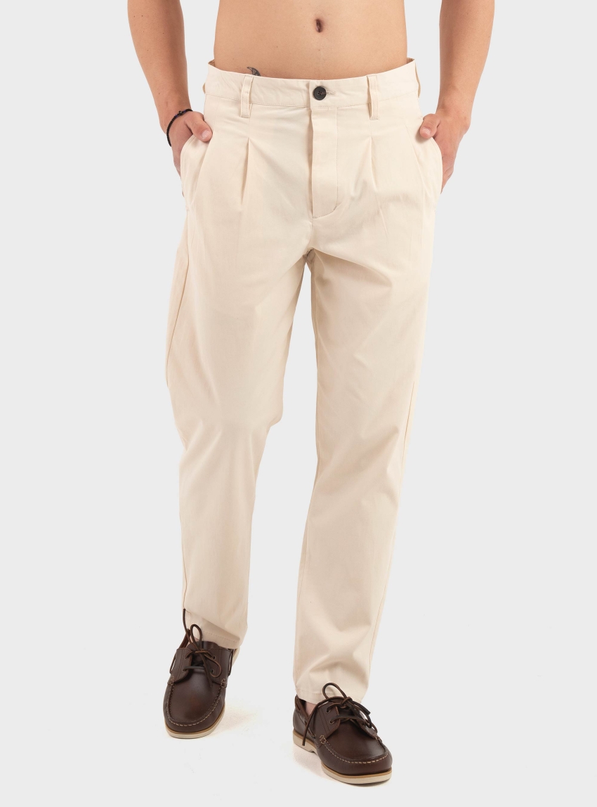 Gabba GABfirenze Bolu Cropped TENCEL ™ Pant - Ecru