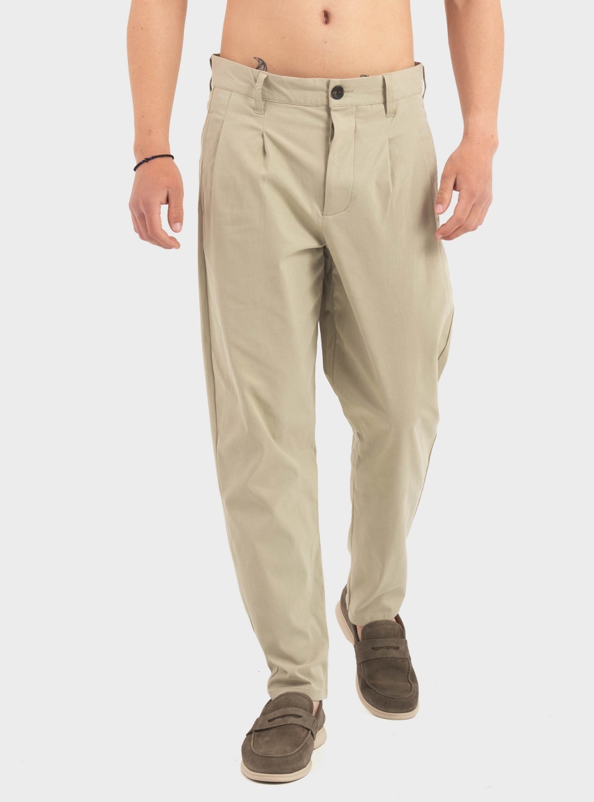 Gabba GABfirenze Bolu Cropped TENCEL ™ Pant - Dark Beige