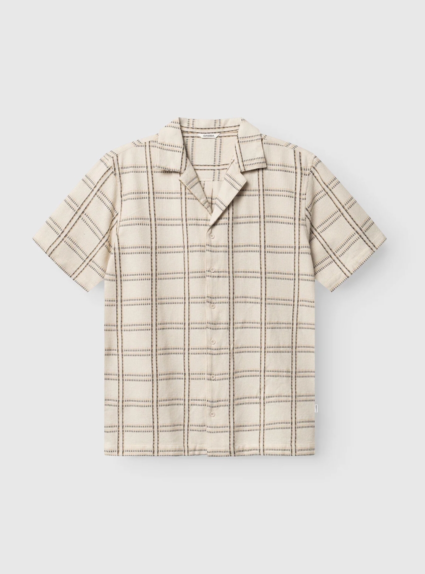 Gabba GABsven Reg Resort Wire SS Shirt - Beige