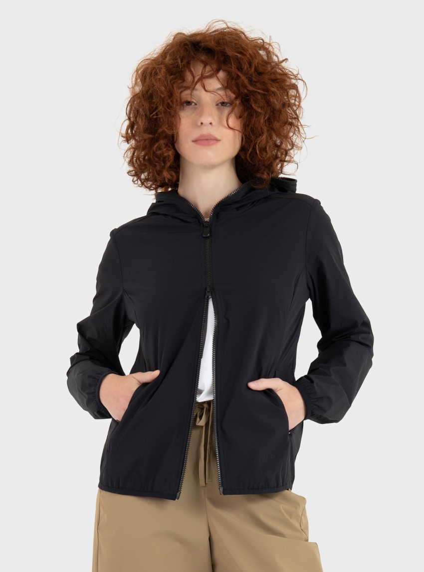 Save The Duck Hooded Jacket - Black