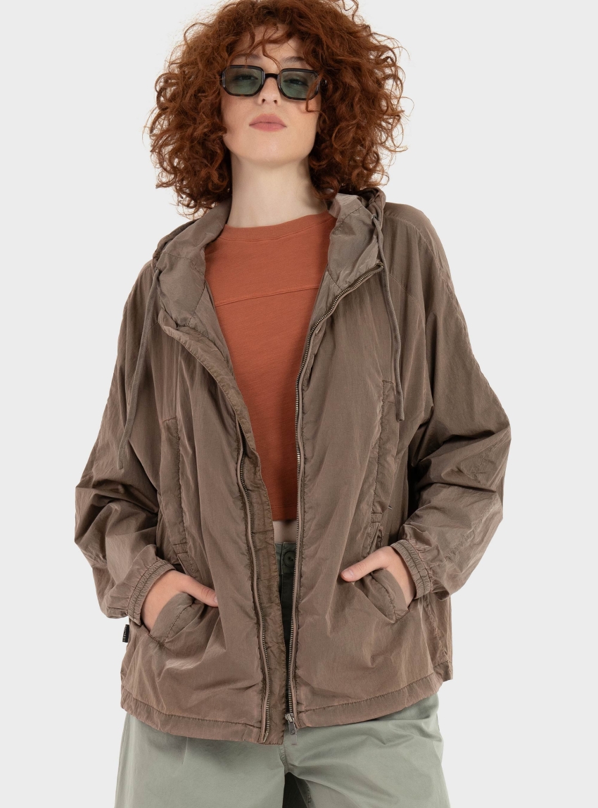 Keeling Loose Fit Jacket - Brown