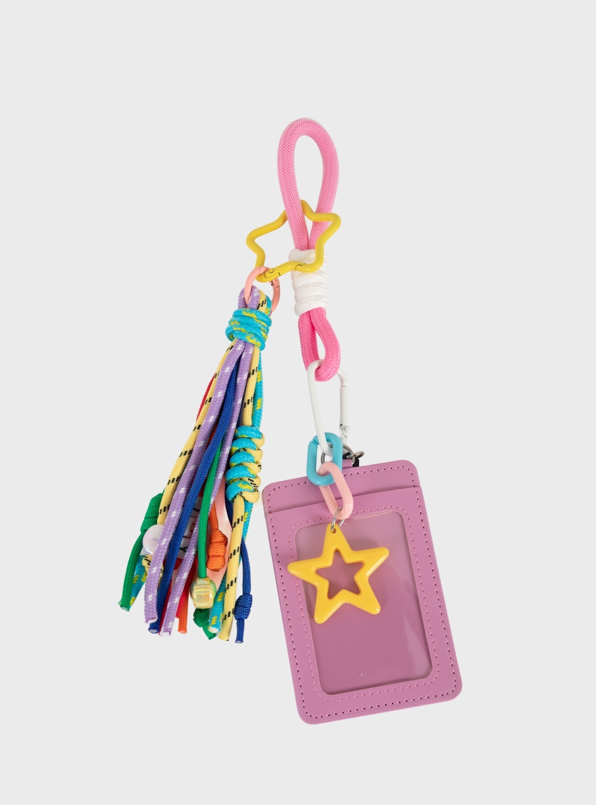 MC2 Saint Barth Keyring Loop Badge Holder - Multi Colors