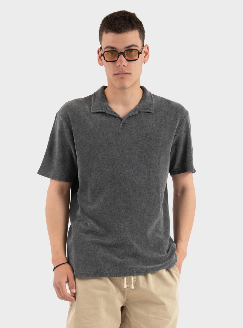 Dirty Laundry Terry Towel T-Shirt - Grey