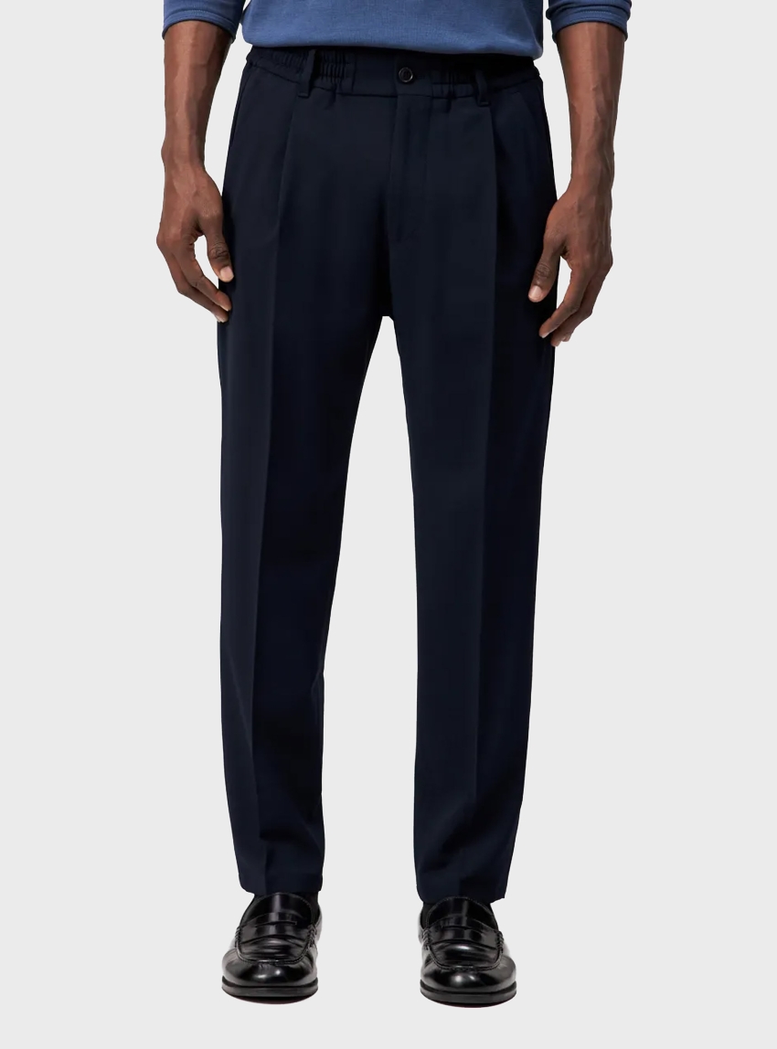 Drykorn Chasy Pleated Trousers - Blue