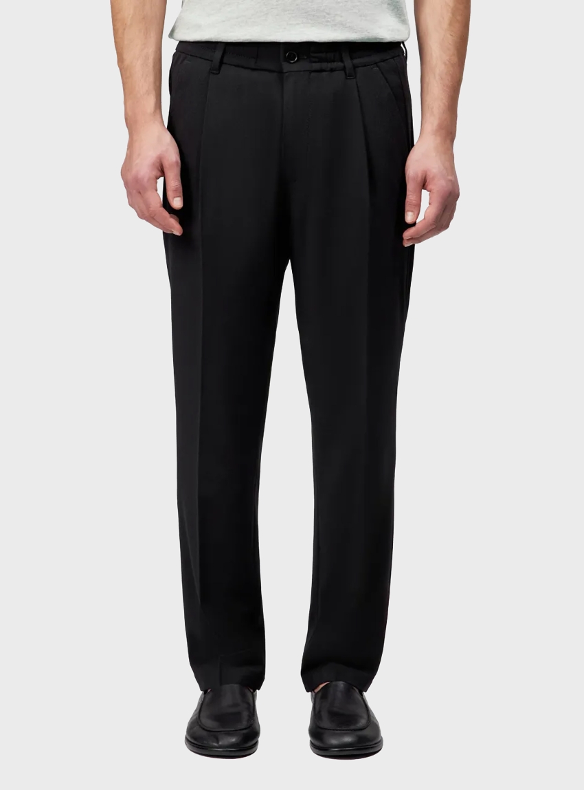 Drykorn Chasy Pleated Trousers - Black