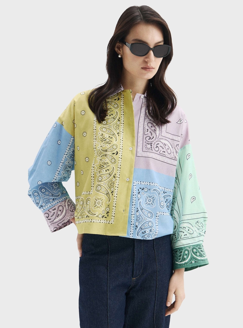 Weekend Max Mara Bandanna Shirt - Multi Colors
