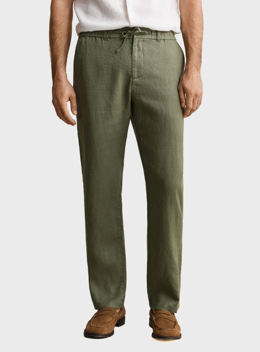Gant Linen Pants - Green
