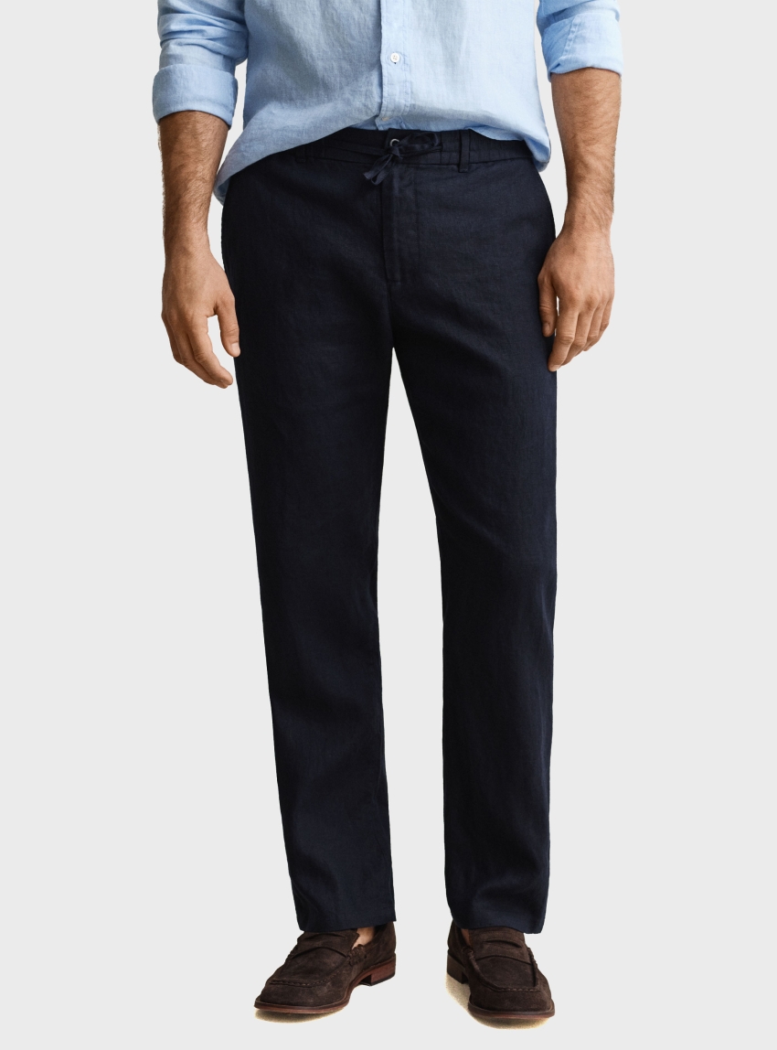 Gant Linen Pants - Blue