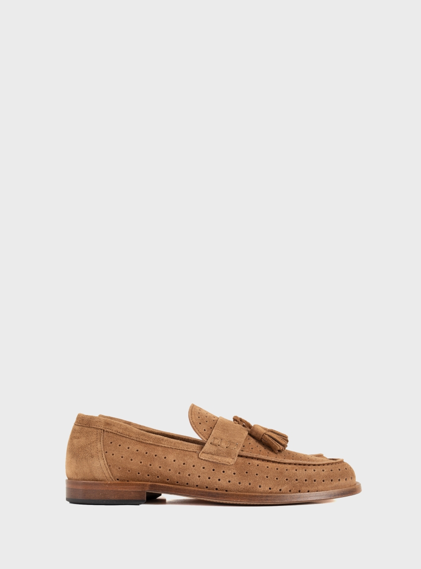 Per La Moda Tassel Loafers - Light Brown