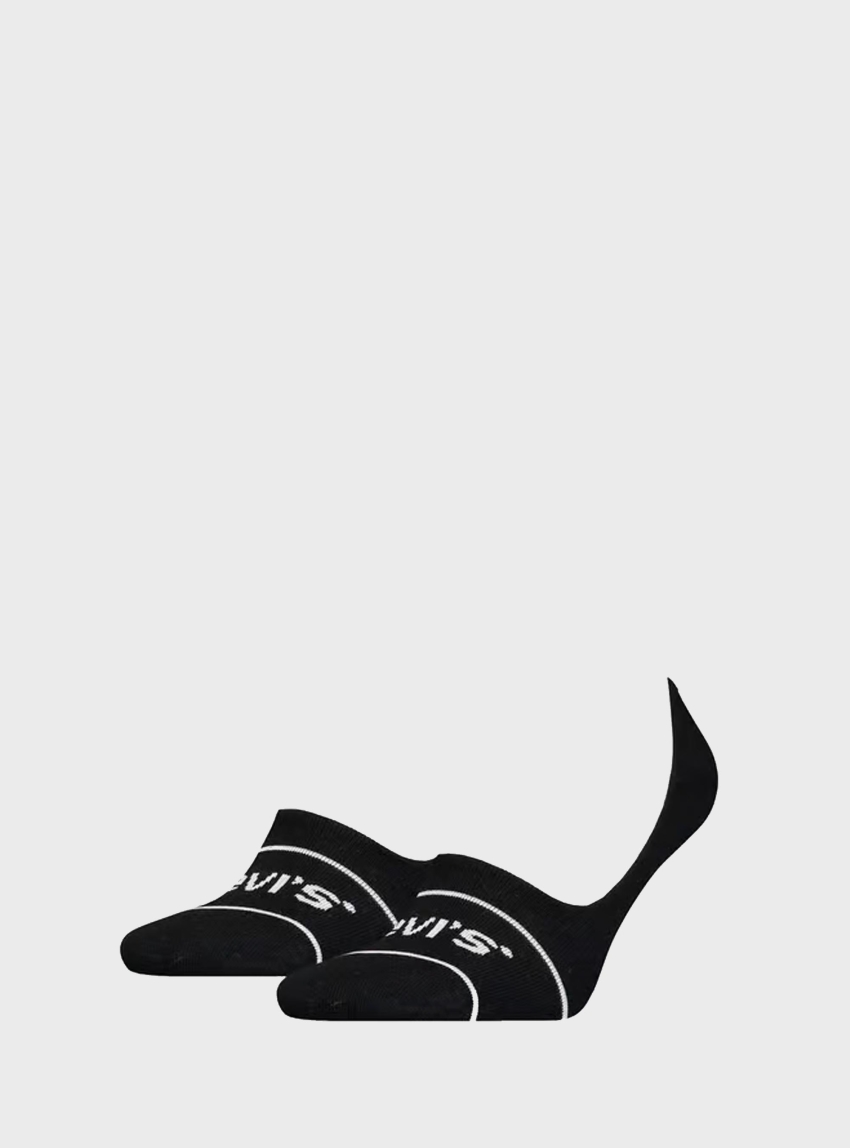 Levis 2-Pack Low Rise Sport Socks - Black