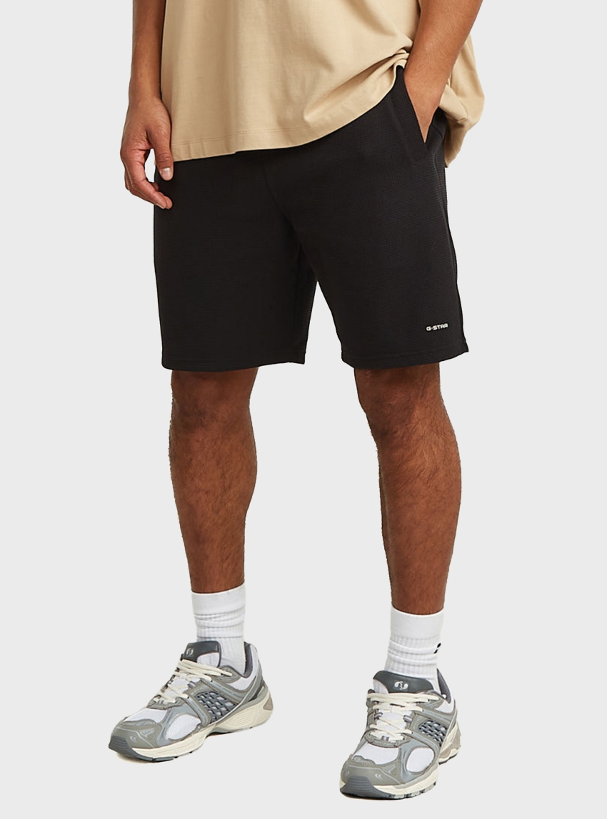 G-Star Structured Jersey Short - Black