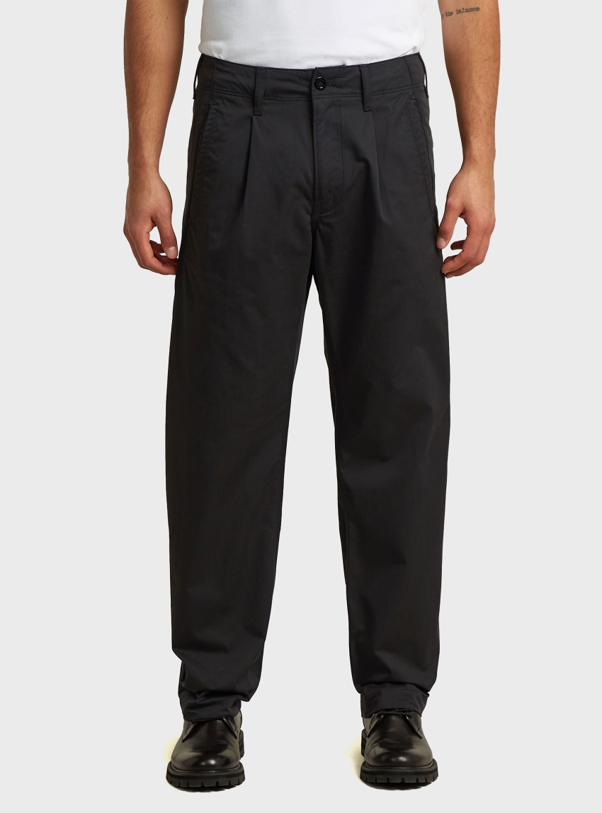 G-Star Pleated Loose Tapered Chino - Black