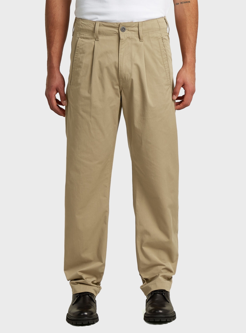 G-Star Pleated Loose Tapered Chino - Beige