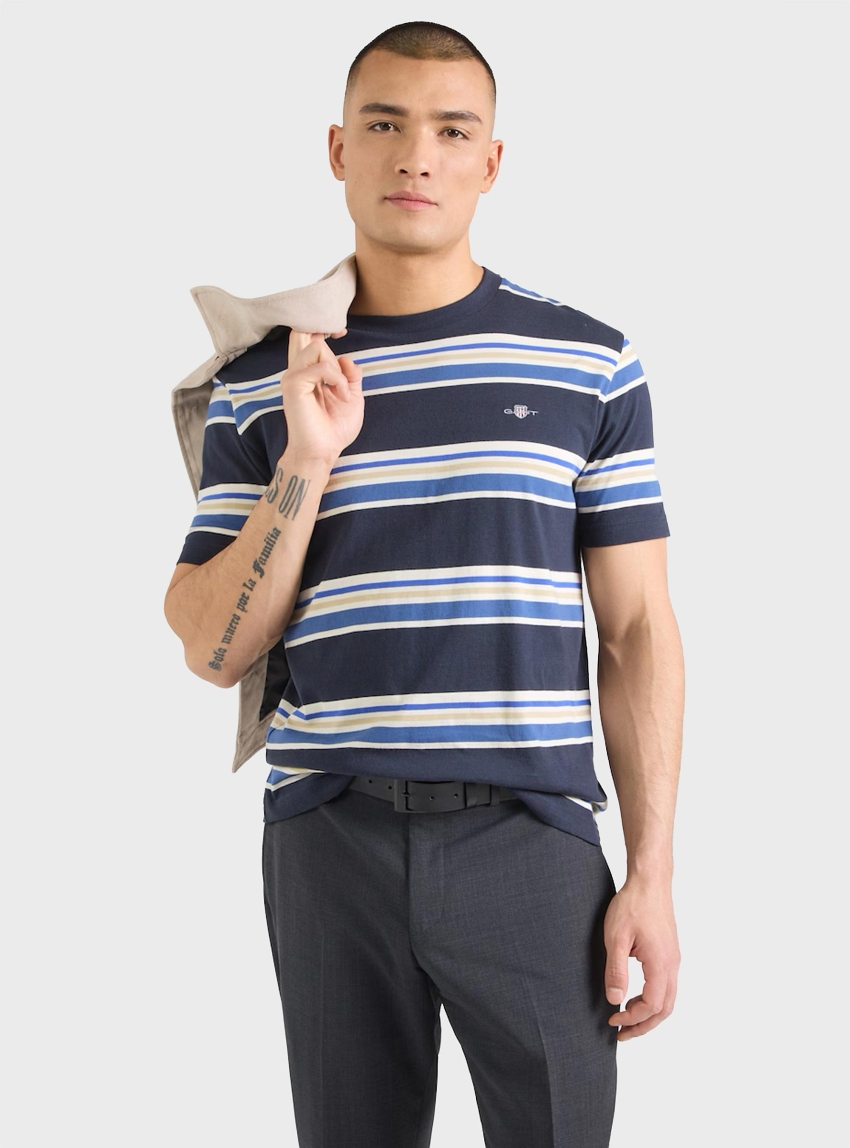 Gant Pima Cotton T-Shirt - Blue
