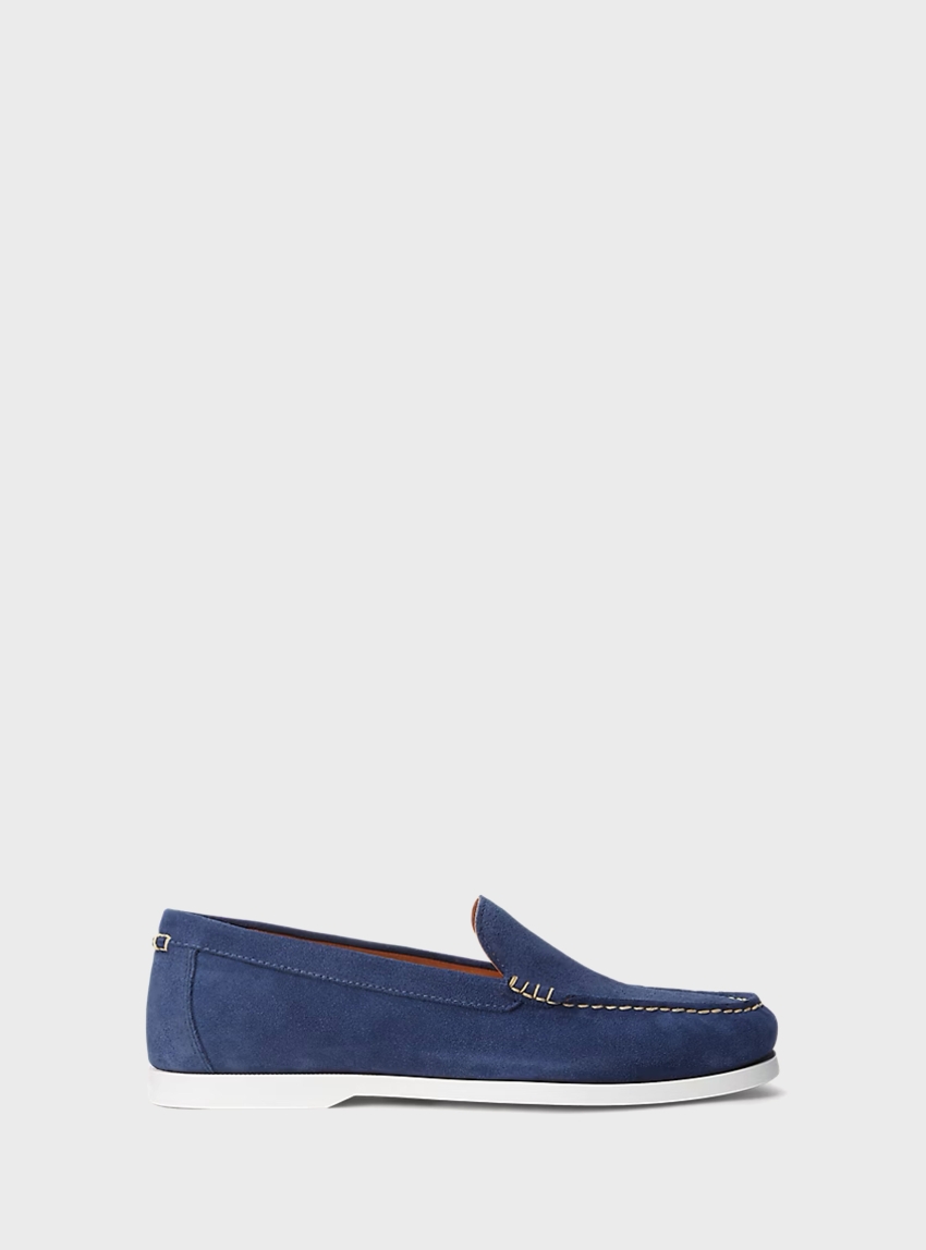 Polo Ralph Lauren Merton Suede Venetian Loafers - Navy